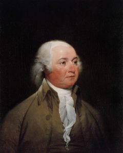 John Adams c. 1792, official presidential portrait by John Trumbull