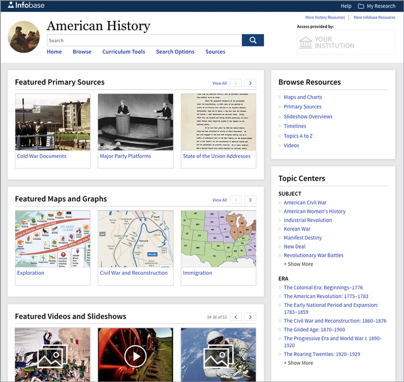 American History Infobase