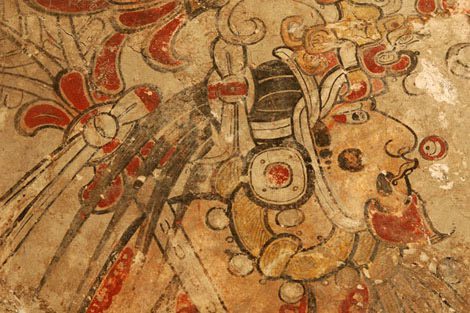 Mayan mural found in San Bartolo, Guatemala, one of many images that can be found in the “Expanding Zones of Exchange: 300–1000” Topic Center