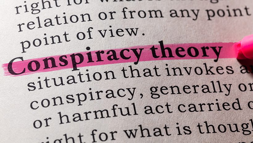 Dictionary definition of "conspiracy theory"