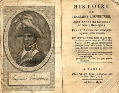 History of Toussaint Louverture title page