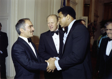 Muhammad Ali with Gerald Ford