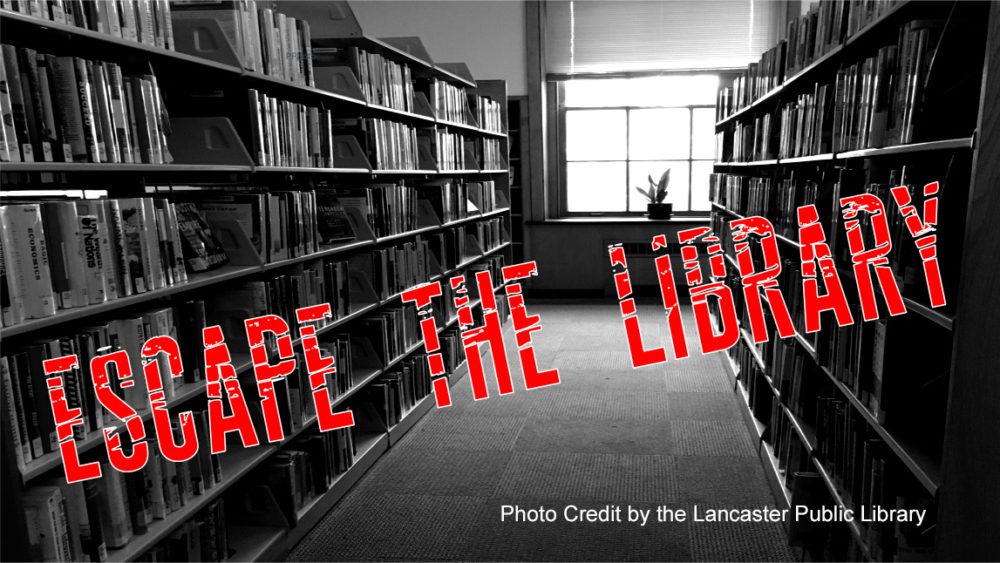 "Escape the Library," one of many digital escape room ideas for libraries