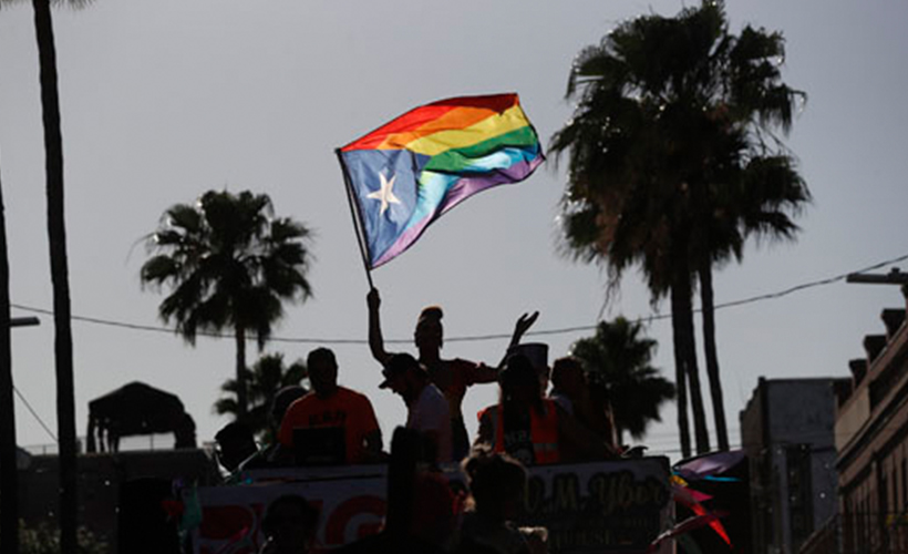 Gay pride parade in Tampa, Florida