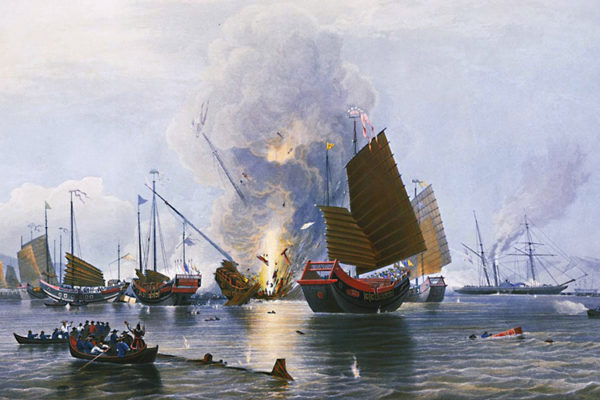 Opium War painting