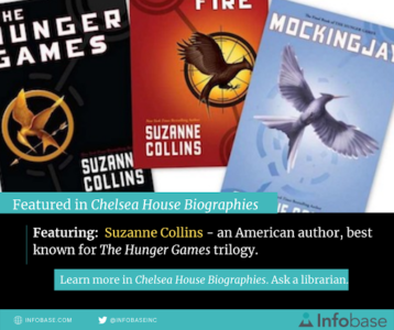 Suzanne Collins—featured in Chelsea House Biographies