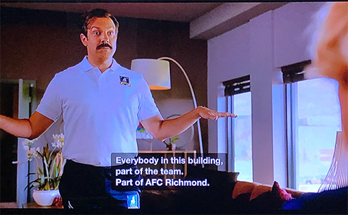 Ted Lasso being inclusive