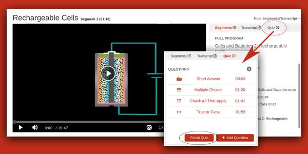 Keep Students Engaged and Assess Their Learning with Our Interactive Video Quiz Feature