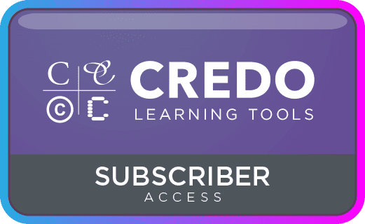 Credo Learning Tools login button
