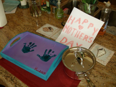 Mother's Day card and gifts
