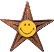 Star with smiley face