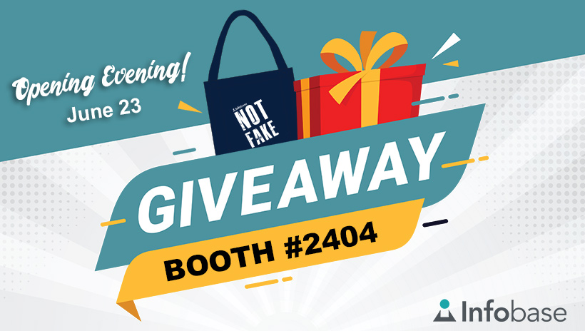 ALA opening evening June 24—giveaway at Booth #2404